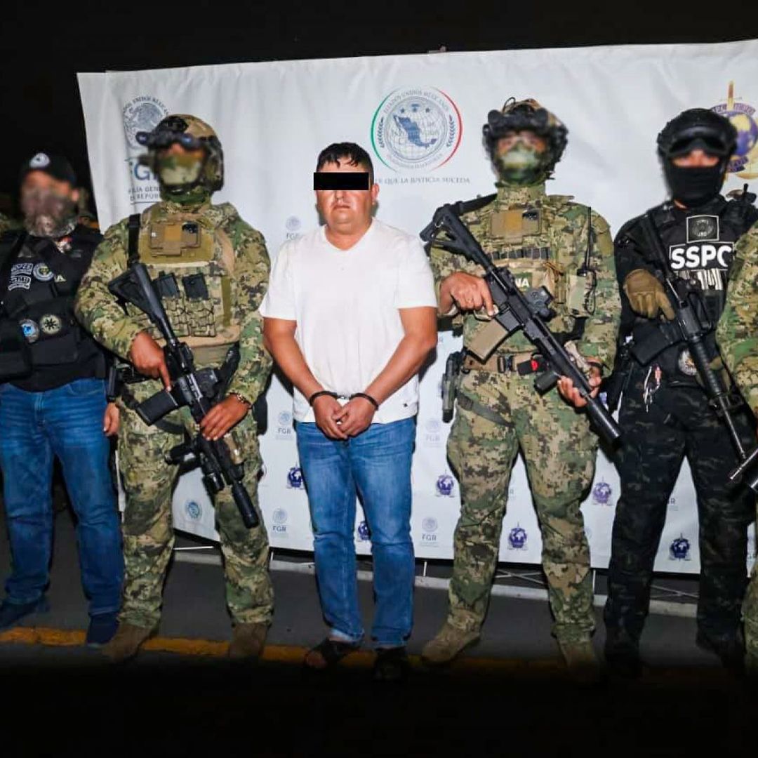 Detención de Audias "N", alias "El Jardinero". Foto: Cuartoscuro